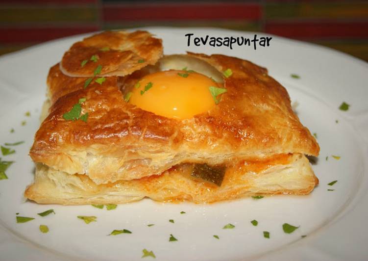 Pisto de verduras en hojaldre