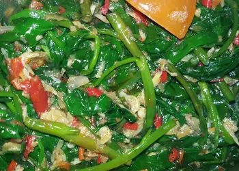 Resep Unik Tumis kangkung sambal terasi bakar Ala Warteg