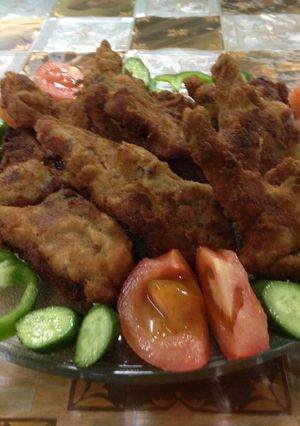 صورة لوصفة طريقة عمل الريش المقلية