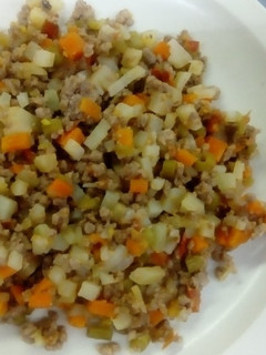 Una foto de Picadillo de res