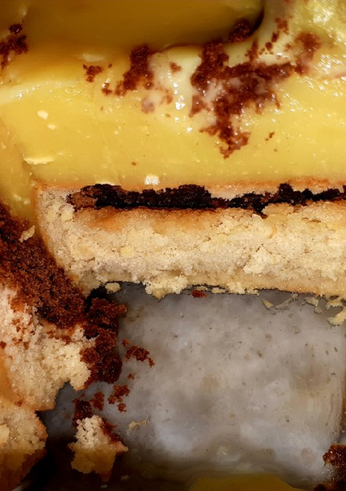 Una foto de Postre de galletitas y vainillas