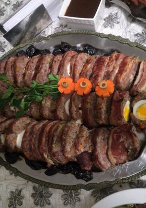 A picture of Beef and Pork Meat Roll.