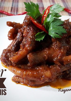 Foto resep Ceker Mercon Pedas Manis