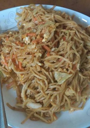 รูปของ เส้นหมี่ผัดไข่