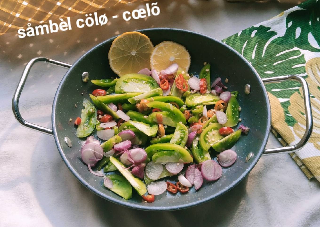 Sambel Colo-Colo khas Maluku🍂