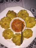 Patacones con hogao