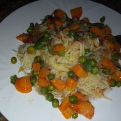 A picture of Vegetable spaghetti.