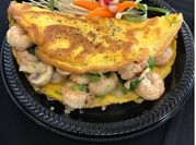 A picture of tails or prawns