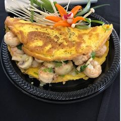 A picture of Asian Shrimp Omelet.