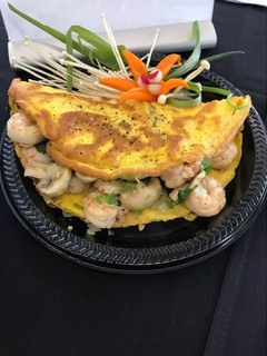 A picture of Asian Shrimp Omelet.