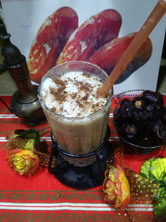 A picture of Date milky shake.