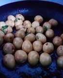 Trứng cút rim nước tương