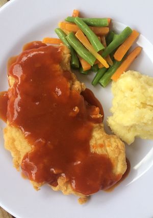 Foto resep Chicken Steak with Creamy Mashed Potatoes ala Risna ❤