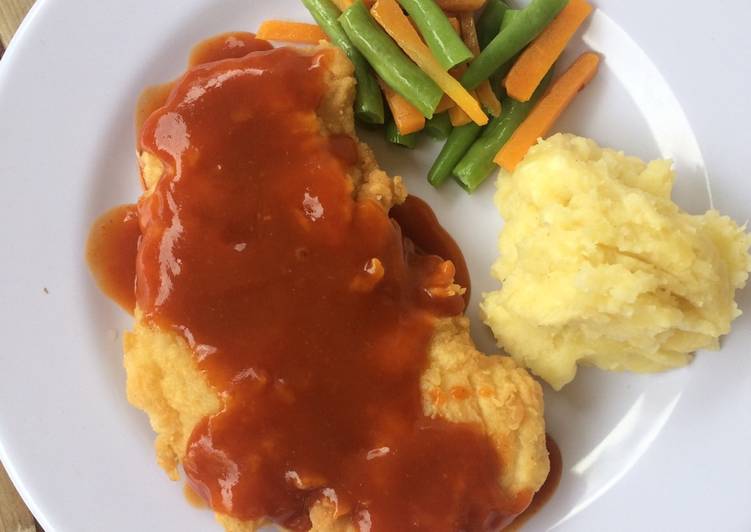 Chicken Steak with Creamy Mashed Potatoes ala Risna ❤