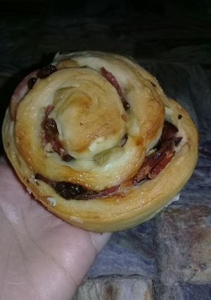 Una foto de Espirales de Pan de Jamón