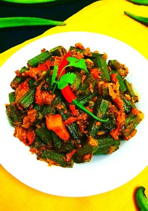ভেন্ডি মসলা রেসিপির প্রধান ছবি