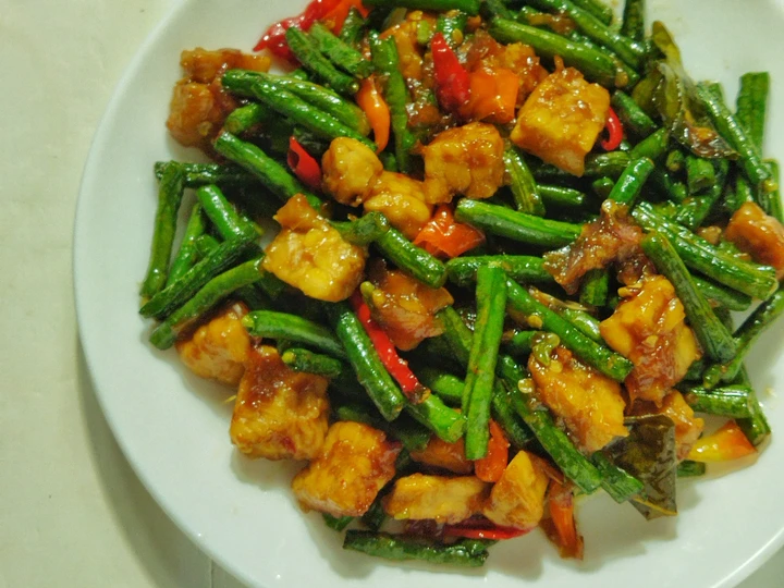 Cara Mudah Membuat Resep Oseng tempe kacang panjang yang Lezat Sekali Anti Ribet, Bikin Ngiler