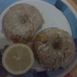 Arroz frito con camarones