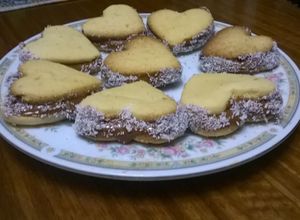 Una foto de Alfajores de maizena