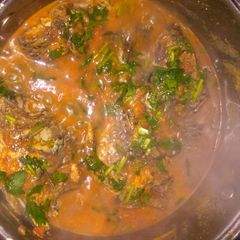 A picture of Fish in coconut curry(mtuzi wa samaki) #festiveseasonkakamega#.