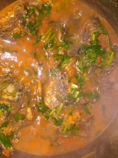A picture of Fish in coconut curry(mtuzi wa samaki) #festiveseasonkakamega#.