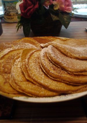 A picture of Pumpkin Pie Pancakes.