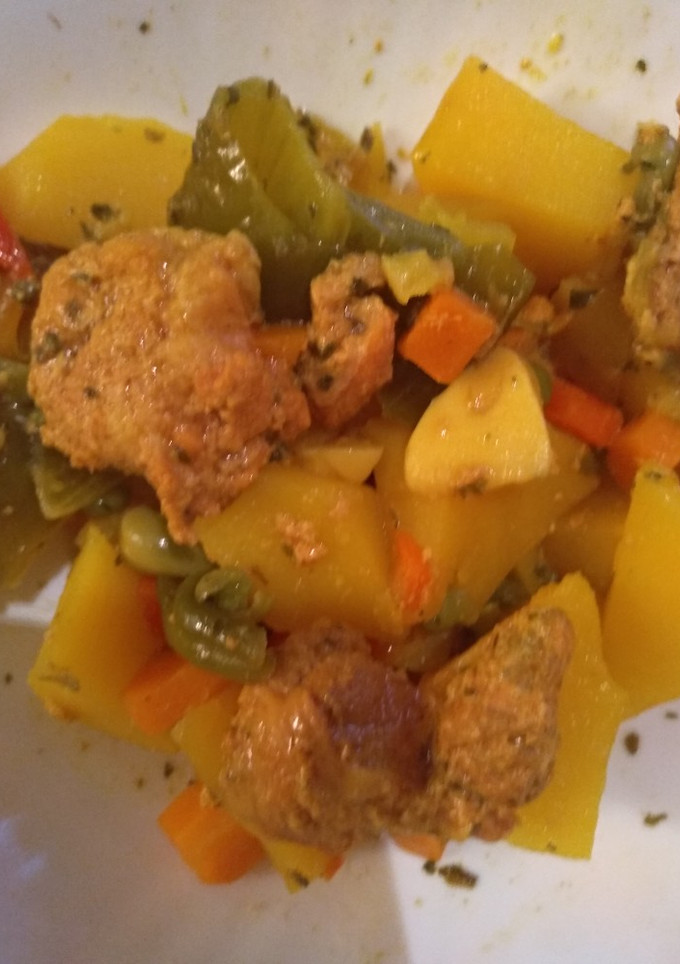 Una foto de Guiso de carne de ternera en olla rápida