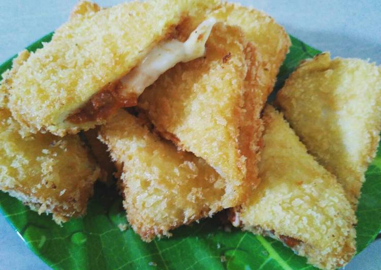 Resep Roti goreng pizza yang Bisa Manjain Lidah