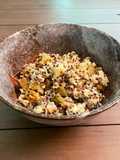 Quinoa with Apple, Apricot, and Pistachio