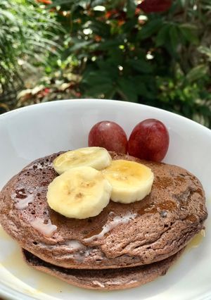 Foto resep Souffle Pancake Chocolate with Herbalife Shake (Diet) 394 kalori
