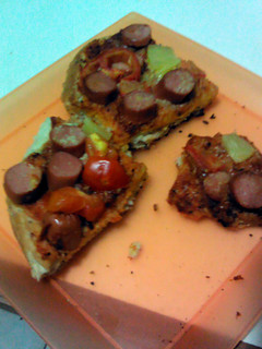 A picture of Bread pizza.