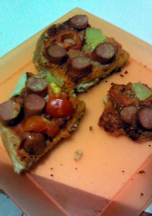 A picture of Bread pizza.