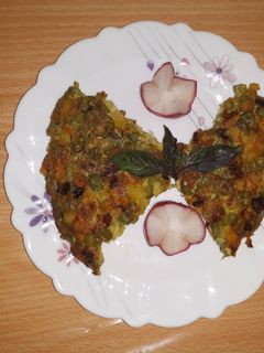 عکسی از دستور کوکو لوبیا سبز