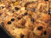 A picture of cinnamon bread pudding