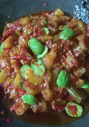 Foto resep Balado Kentang Kikil+Pete