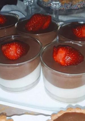 صورة لوصفة تحلية الشوكولا و الكراميل 🍮🍫