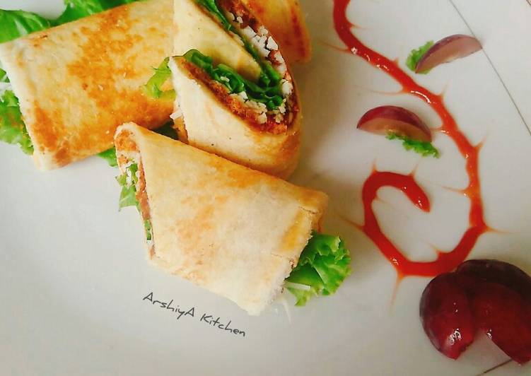 Sandwich Gulung Abon