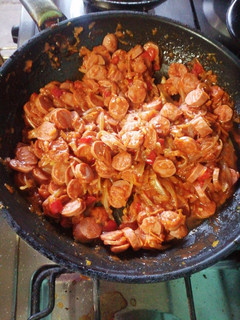Una foto de Salsa Italiana de vienesas