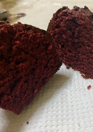Una foto de Brownie red velvet