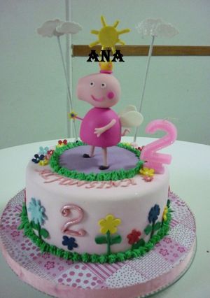 Una foto de Torta pepa pig cumpleaños de Alfonsina