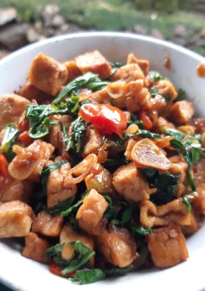 Foto resep Tumis Tahu Tempe Sawi Simpel