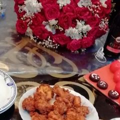 A picture of Chicken crispy pakora.