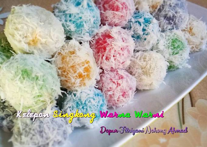 Resep 🌈 Kelepon Singkong Warna Warni ala Dapur Fitri 🌈 Resep 🌈 Kelepon Singkong Warna Warni ala Dapur Fitri 🌈