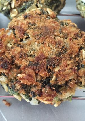 Una foto de Tortitas de avena y espinaca