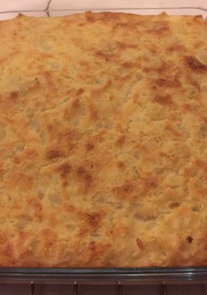 Una foto de Budín de coliflor con queso