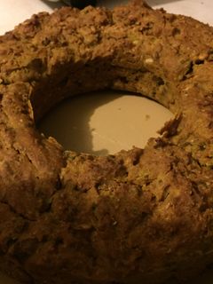 Una foto de Rosca integral de calabaza y pepitas baja en azúcar 