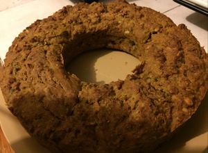 Una foto de Rosca integral de calabaza y pepitas baja en azúcar 