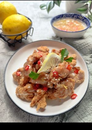 Foto resep Ayam saus lemon madu