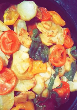 صورة لوصفة كفته بخضرة 🍅🥦🍅