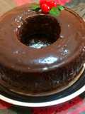 Pastel choco flan